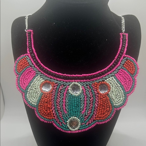 Jewelry - TIBETAN Traditional Beaded Statement Bib Collar Necklace